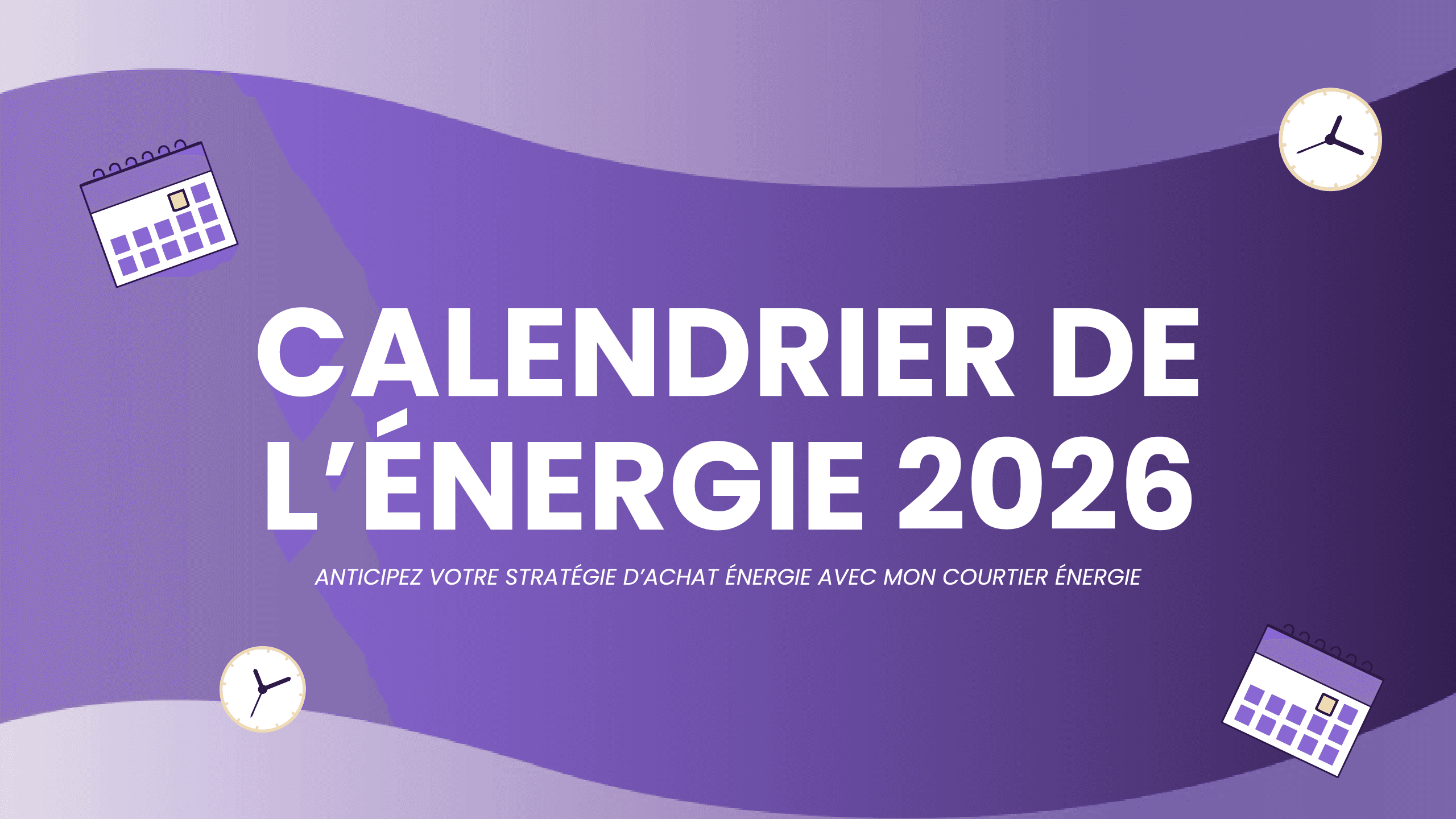 calendrier énergie