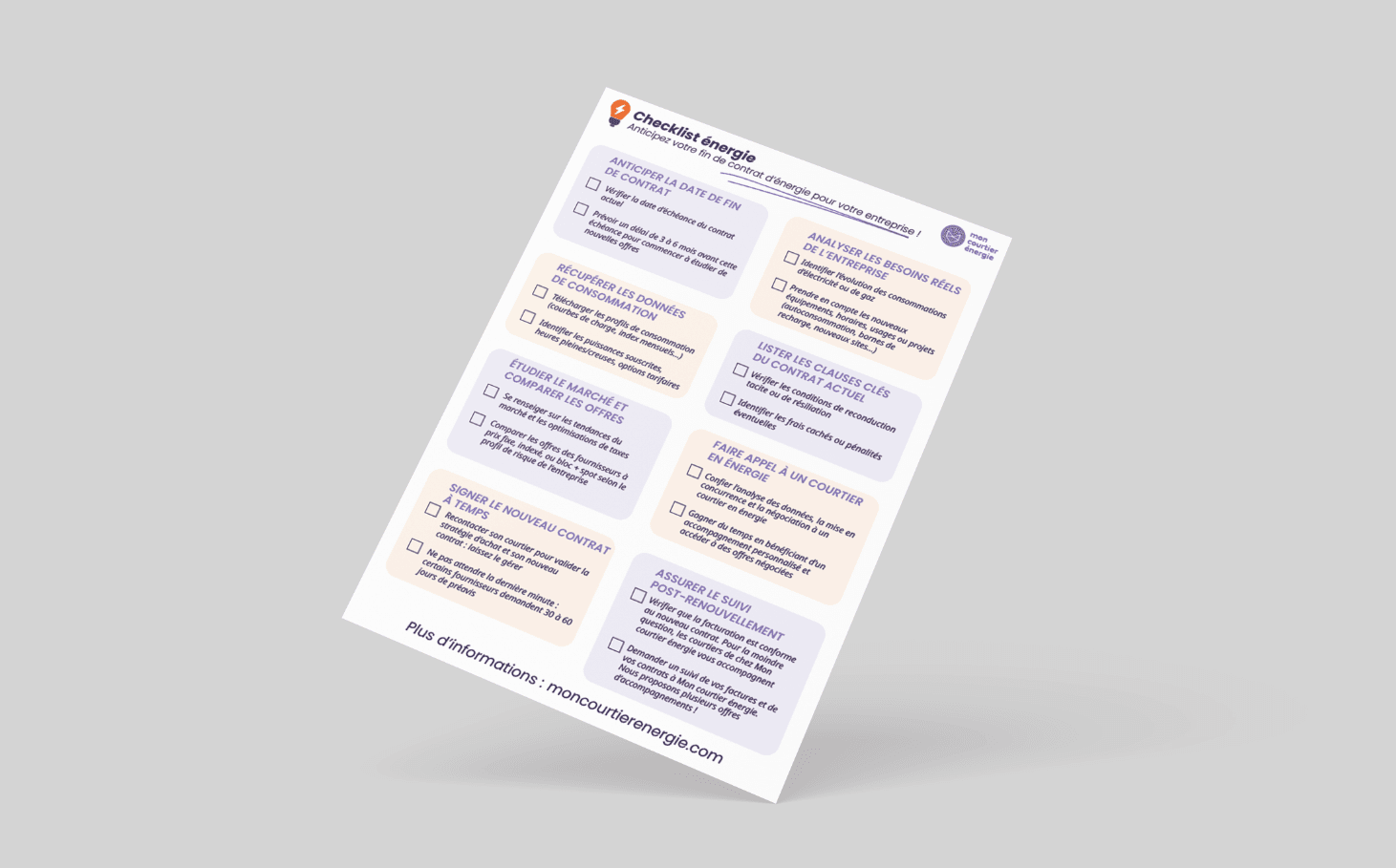 Téléchargez notre checklist :