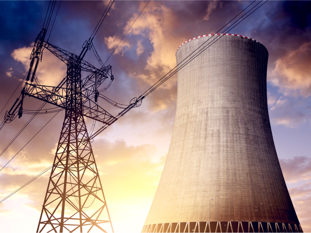 Centrale Nucléaire - Poteau électrique