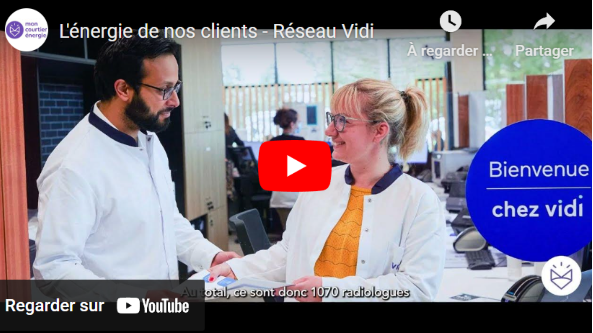 Réseau vidi cas client